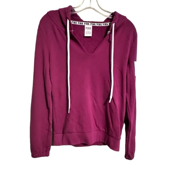 Pink Victoria's Secret Pullover Hoody Sweatshirt - Picture 1 of 5